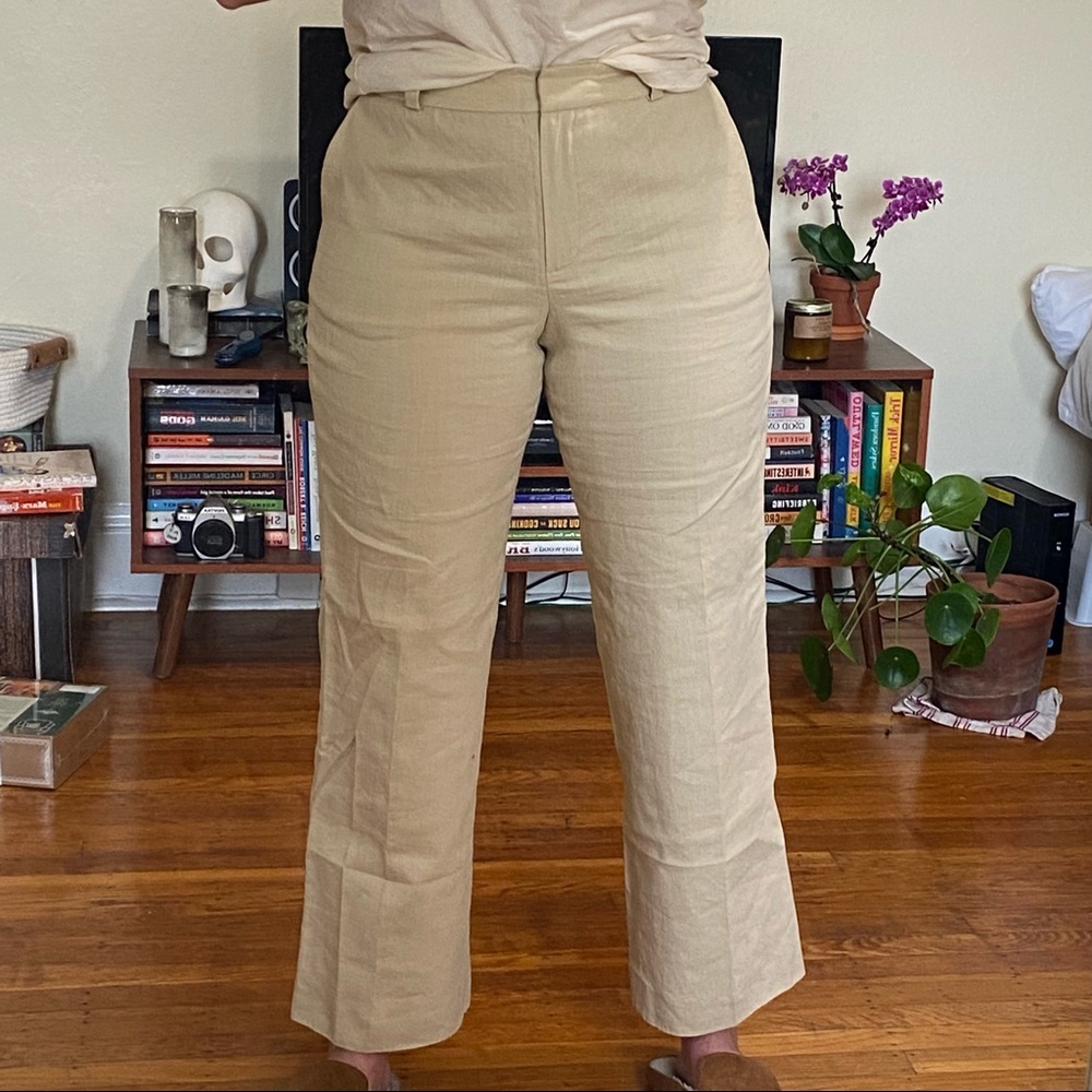 TALBOTS LINEN BLEND PANTS